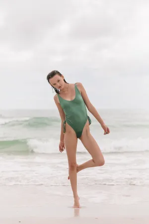 Sage Ruched One Piece