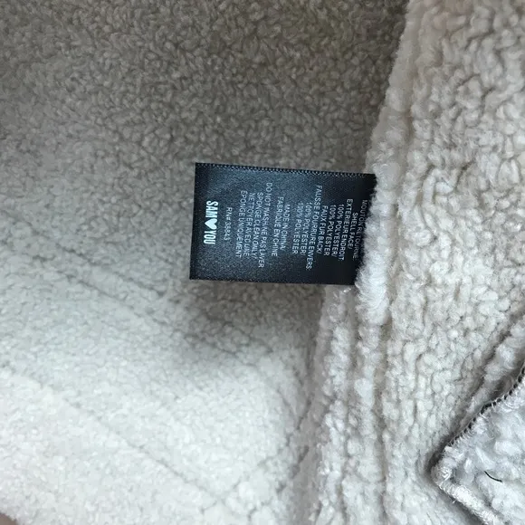 Sam Edelman Faux Leather &amp; Faux Shearling Moto Jacket (S)