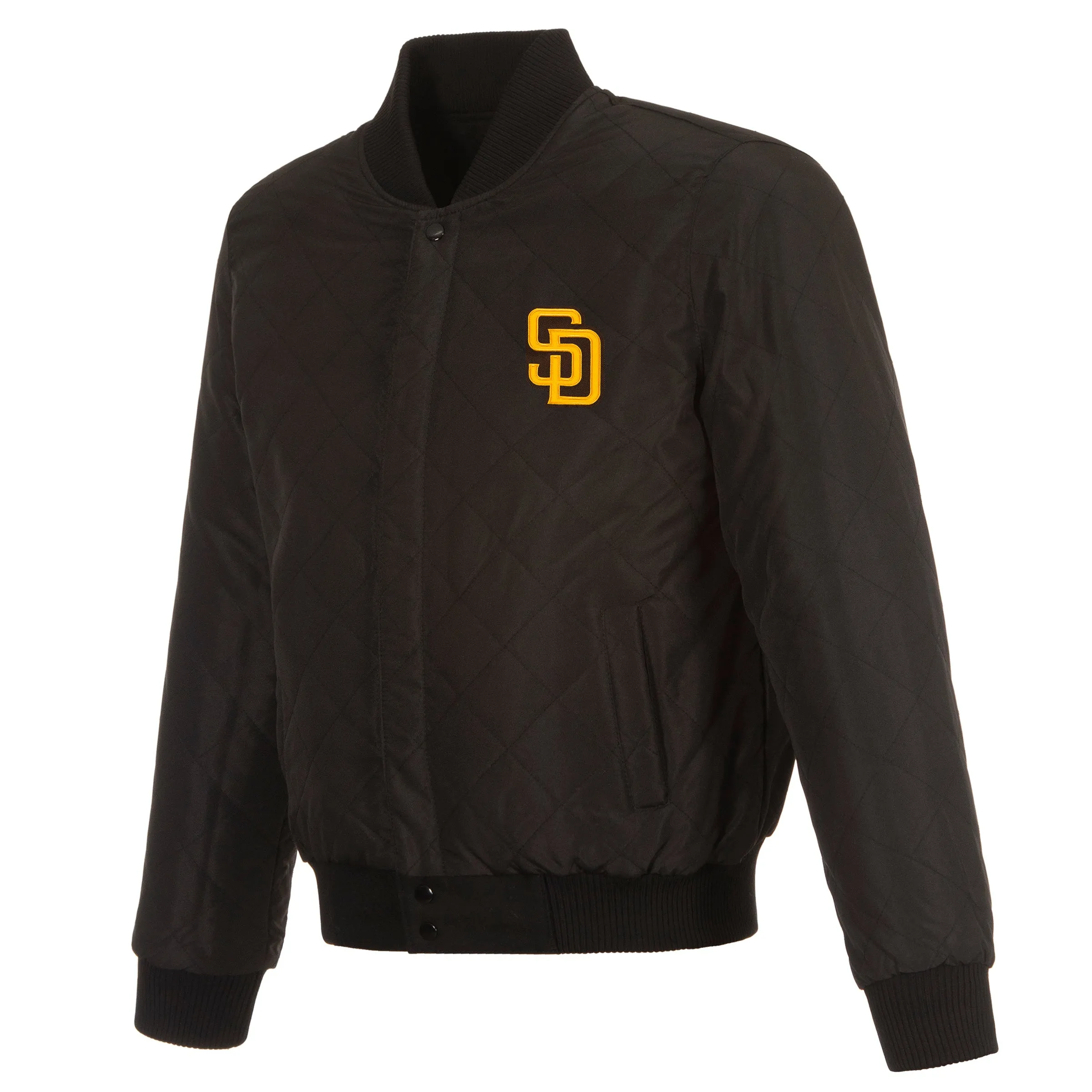 San Diego Padres Reversible Wool and Leather Jacket