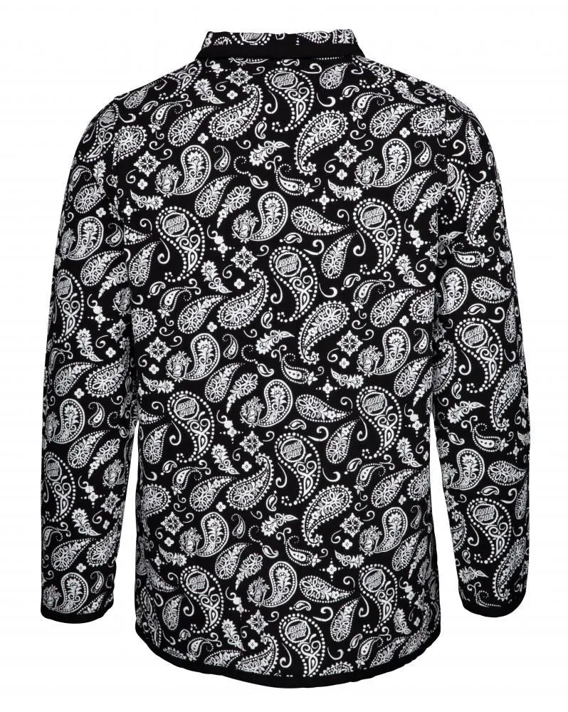 Santa Cruz Womens Jacket Screaming Paisley Jacket - Black / White