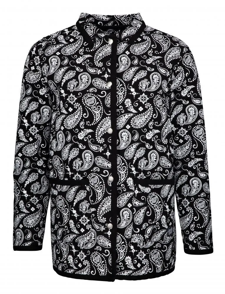 Santa Cruz Womens Jacket Screaming Paisley Jacket - Black / White