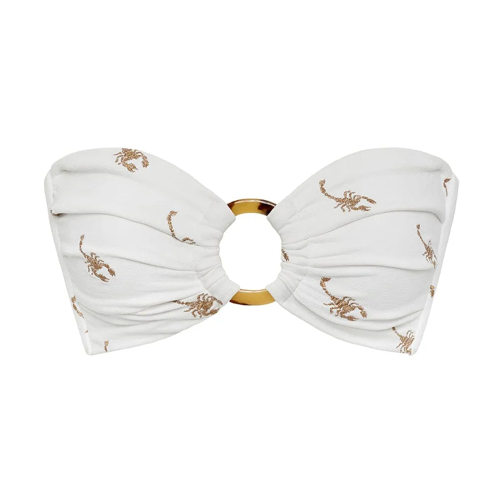 Scorpion Tori Ties Bandeau Bikini Top
