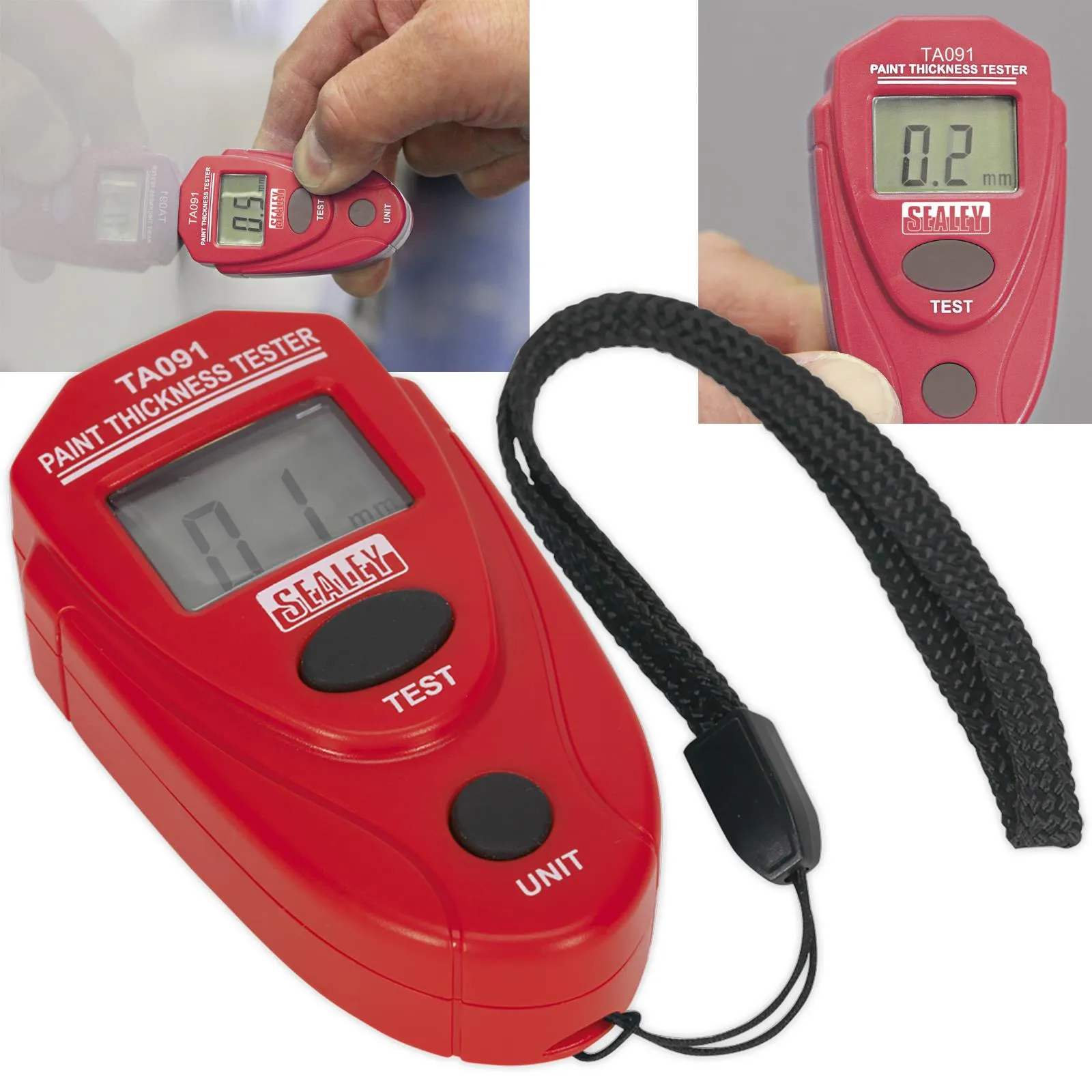 Sealey Paint Thickness Gauge 0-2mm Range