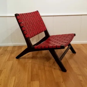 SEDAN BRAIDED LEATHER CHAIR
