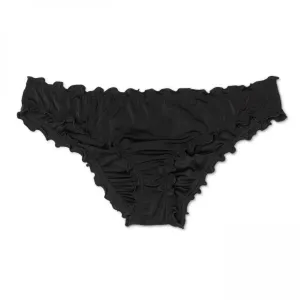 Shade & Shore Women's Wave Ruffle Cheeky Bikini Bottom