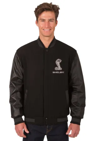 Shelby Cobra Reversible Wool and Leather Jacket
