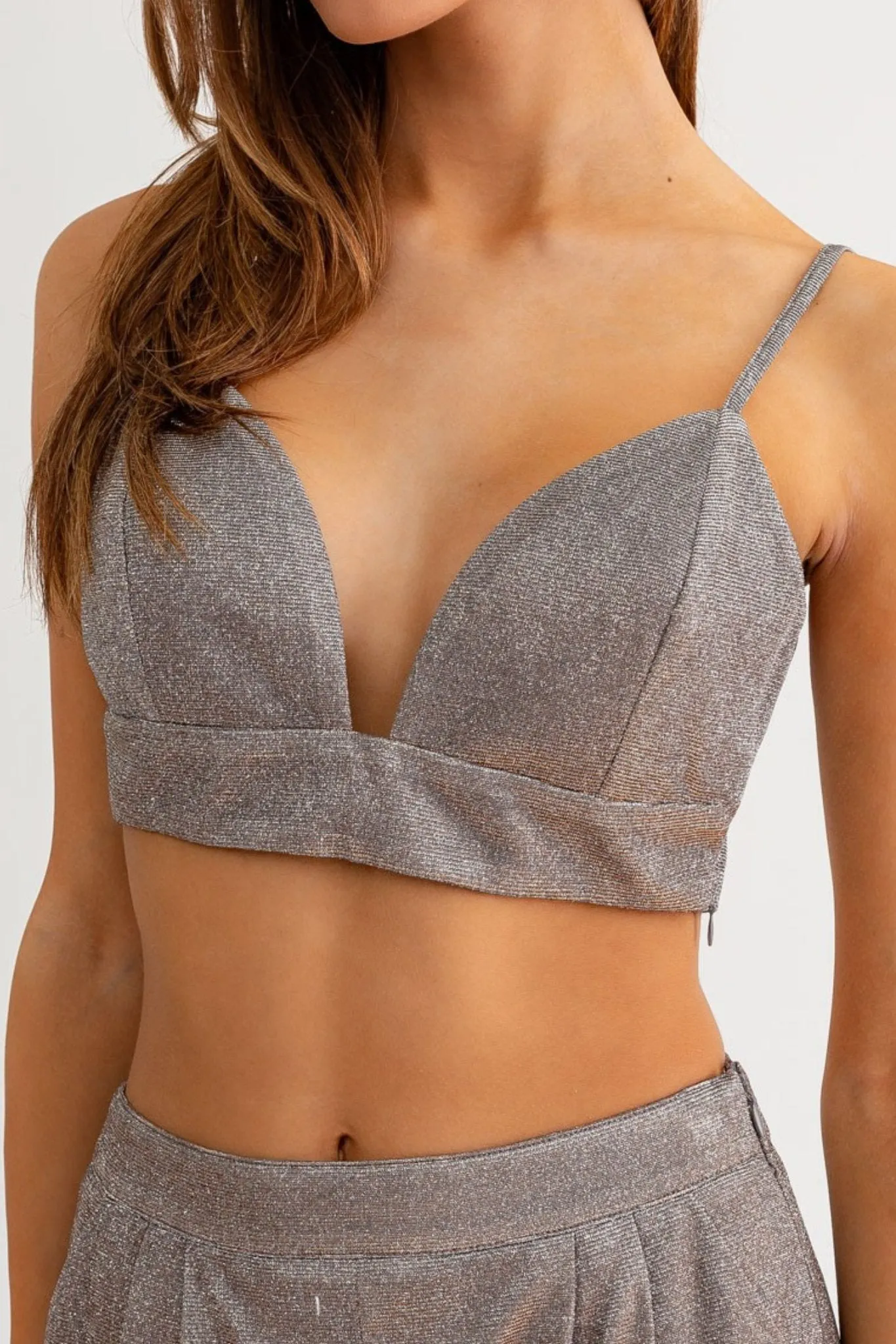 Shine Glitter Bralette Top
