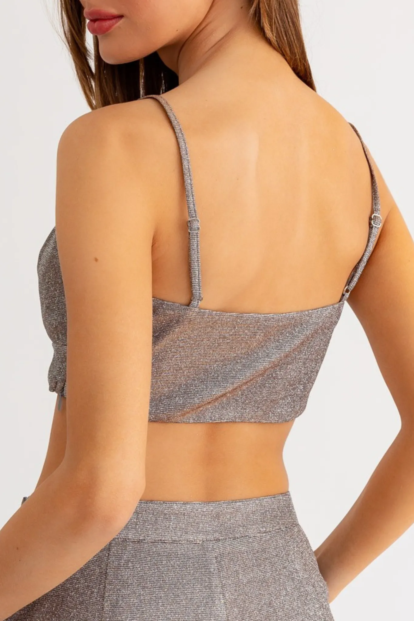 Shine Glitter Bralette Top