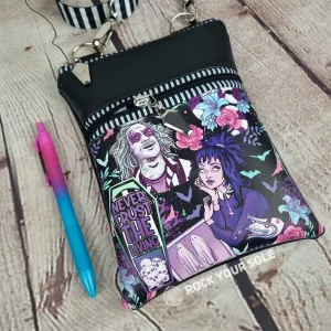 Showtime Beetlejuice Faux Leather Crossbody Phone Bag