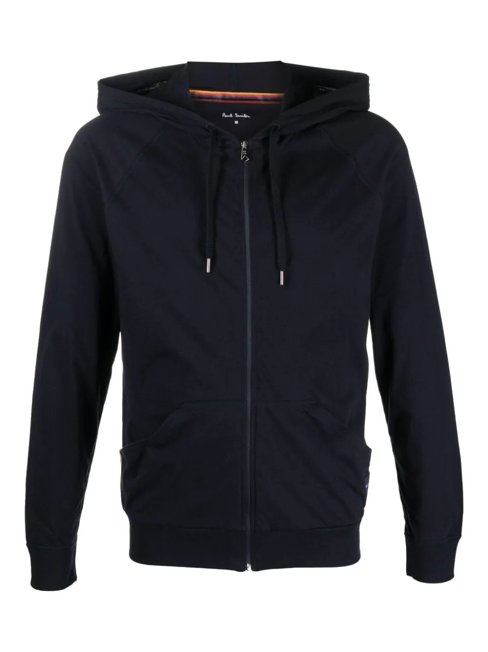 Signature stripe cotton hoodie