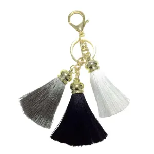 Silk Tassel Pompom Key chain