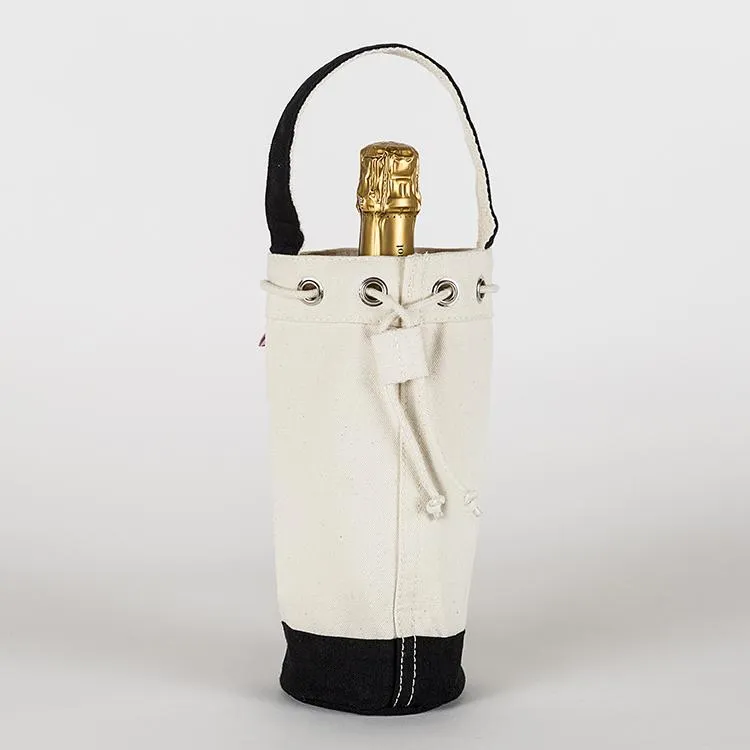 Single Wine Tote with Tie