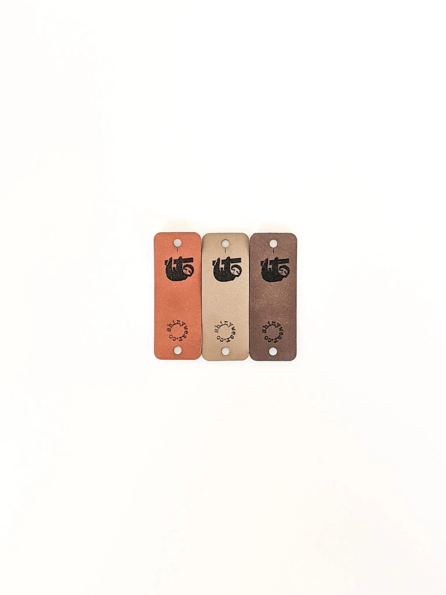 Sloth no-sew leatherette tag