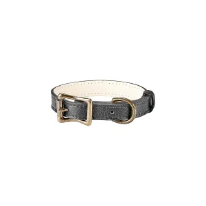 SMALL LEATHER DOG COLOR - BLACK