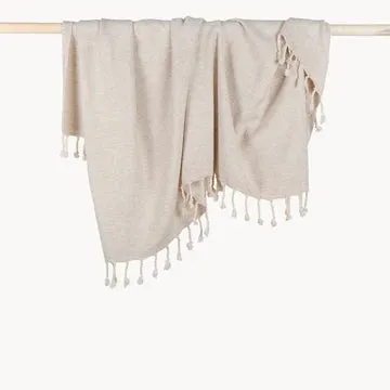 Sophia Lambswool Throw Blanket