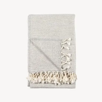 Sophia Lambswool Throw Blanket