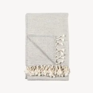 Sophia Lambswool Throw Blanket
