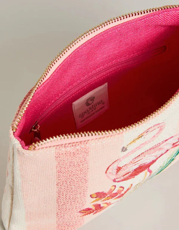 Spartina Carina Wristlet Tropic Flamingo