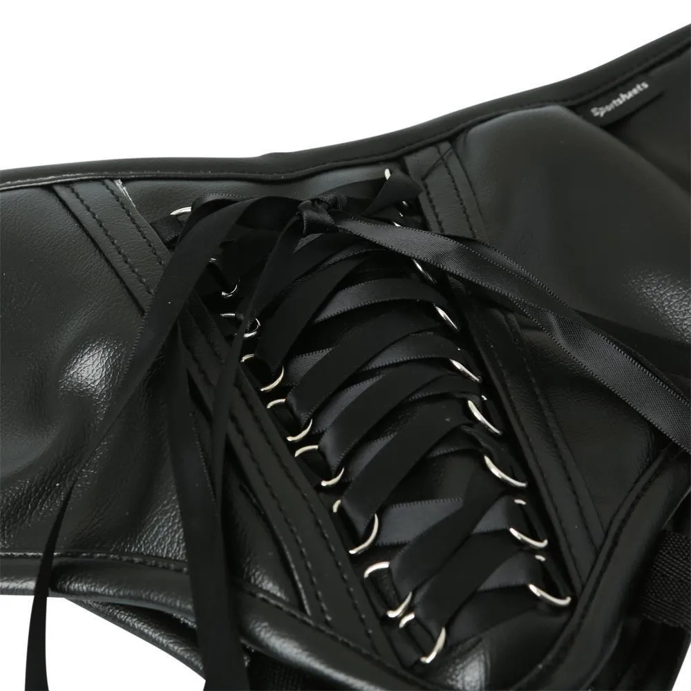 Sportsheets Plus Size Pleather Strap On Harness