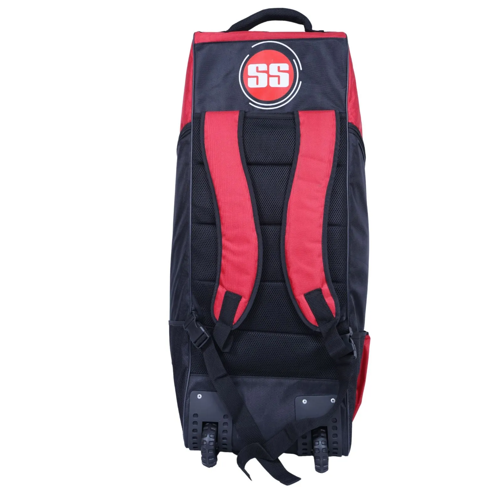 SS Select Duffle Cricket Kit Bag With Wheel- Red Black