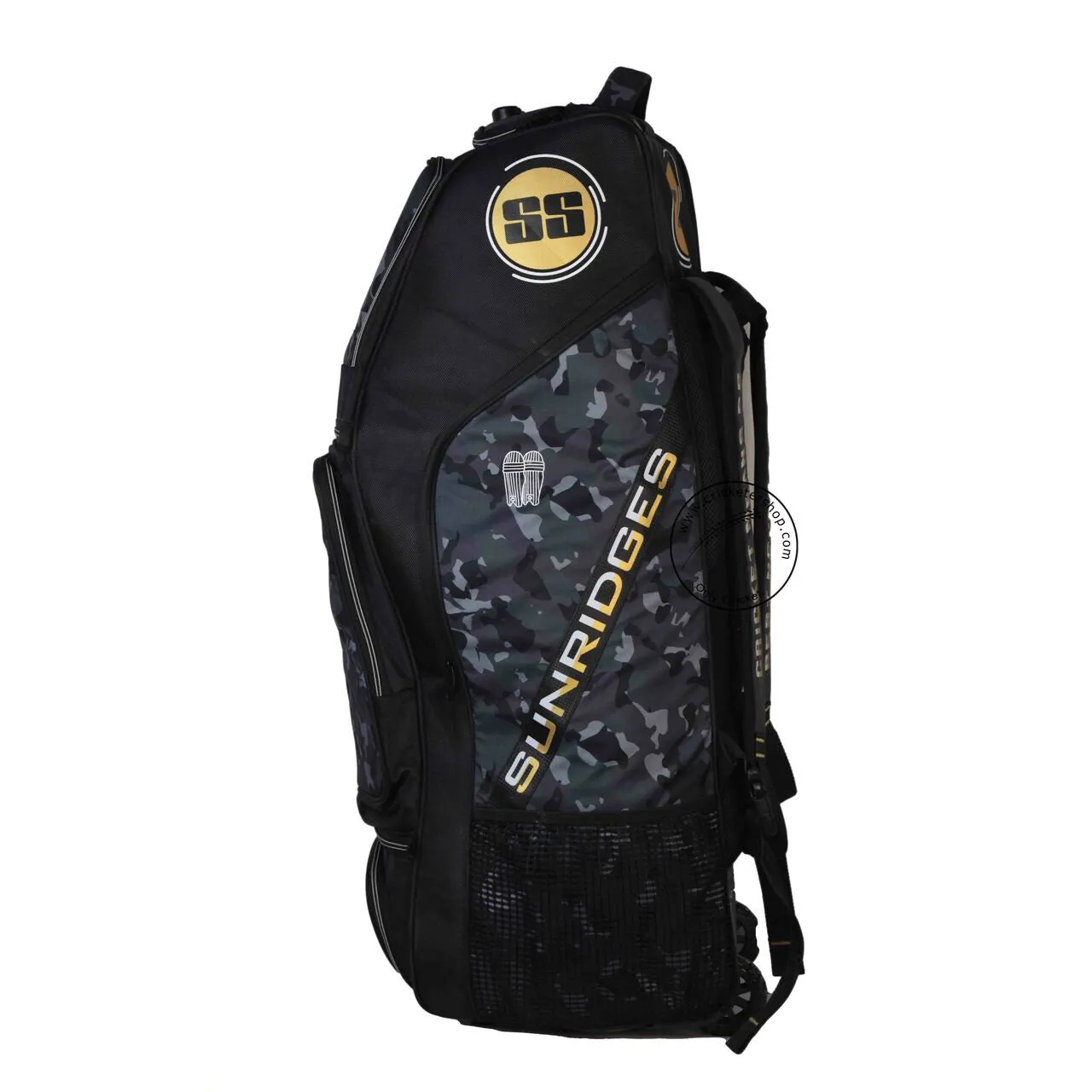 SS Super Select Duffle Cricket Kit Bag With Wheels Camo