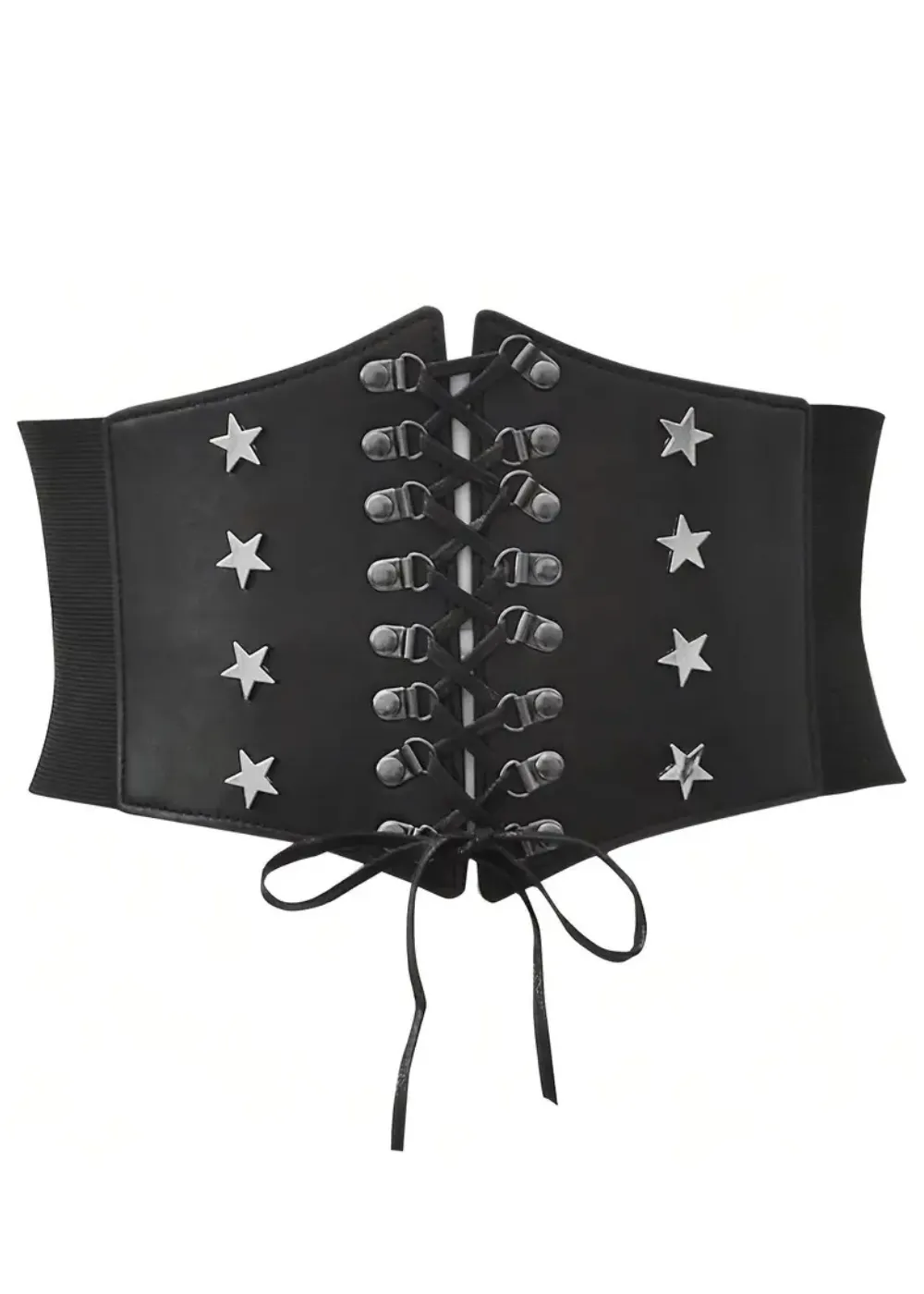 Star Child Corset Belt with Lace-Up Details