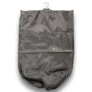 Suitbag with drawstring base and window  (cartons of 50 bags)