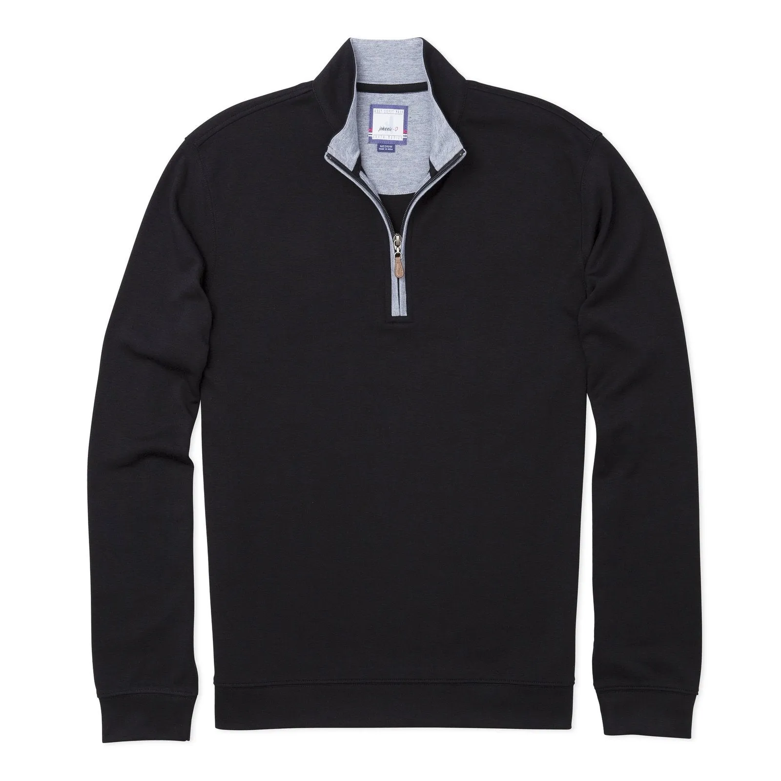SULLY 1/4 SWEATER (BLACK)- JOHNNIE-O