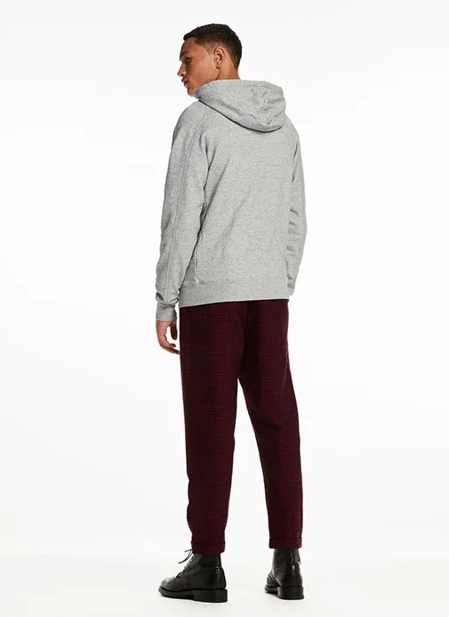 Sweat Zip-Through Hoodie Grey Melange