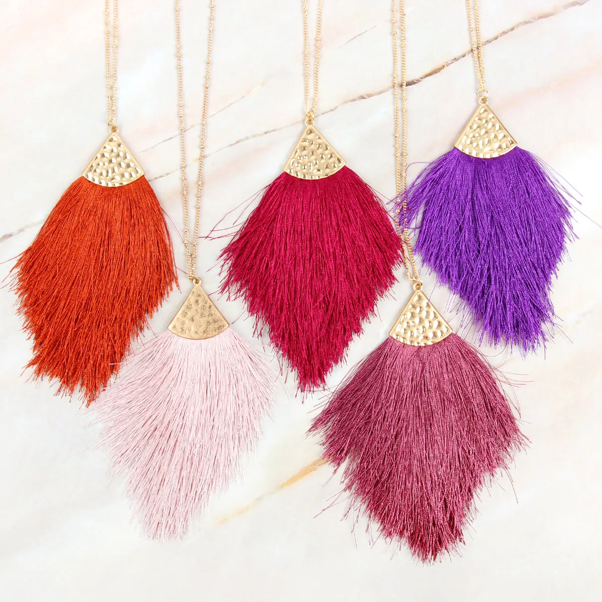 TASSEL PENDANT NECKLACE