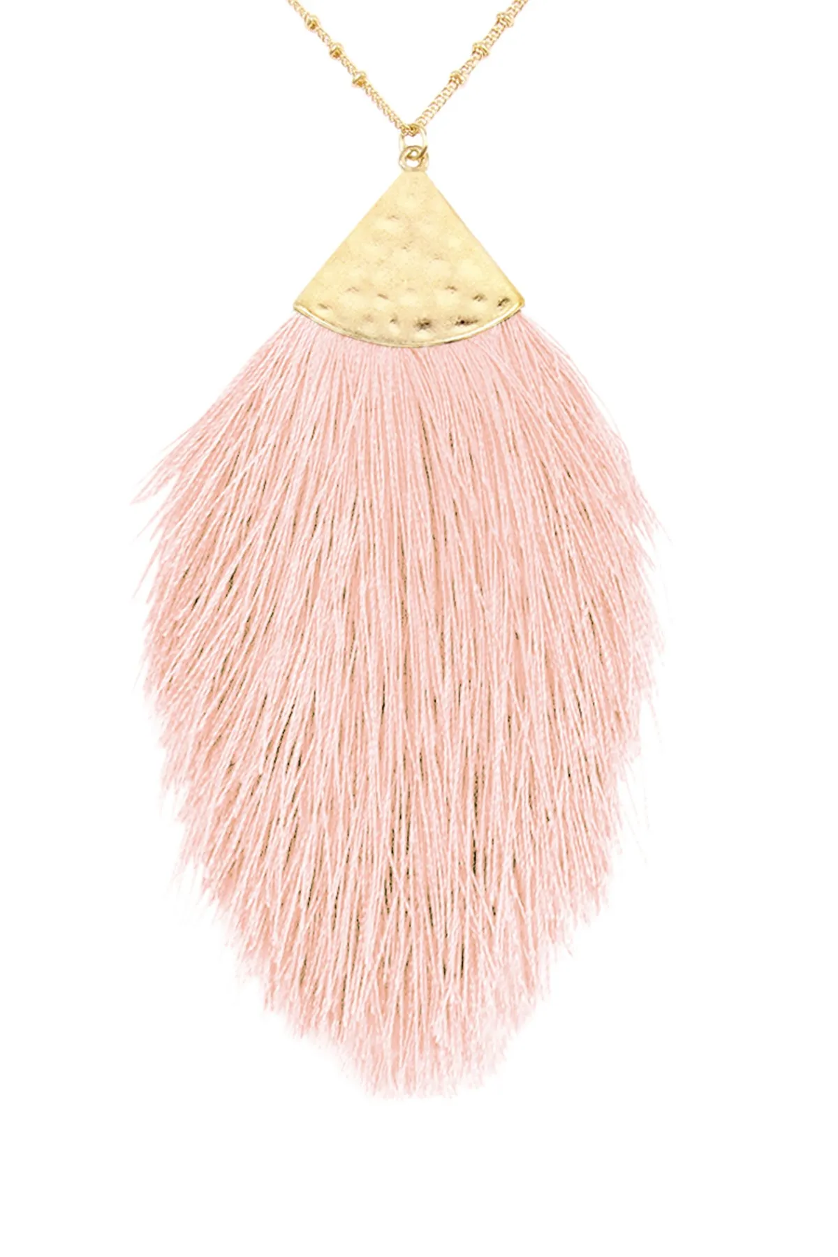 TASSEL PENDANT NECKLACE