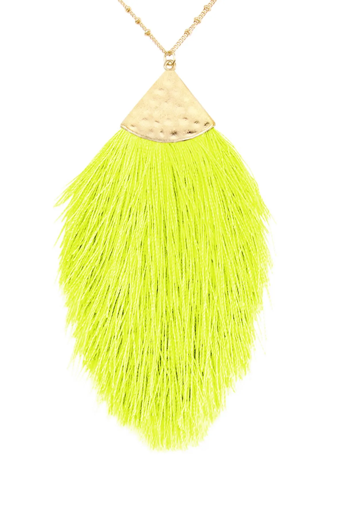 TASSEL PENDANT NECKLACE