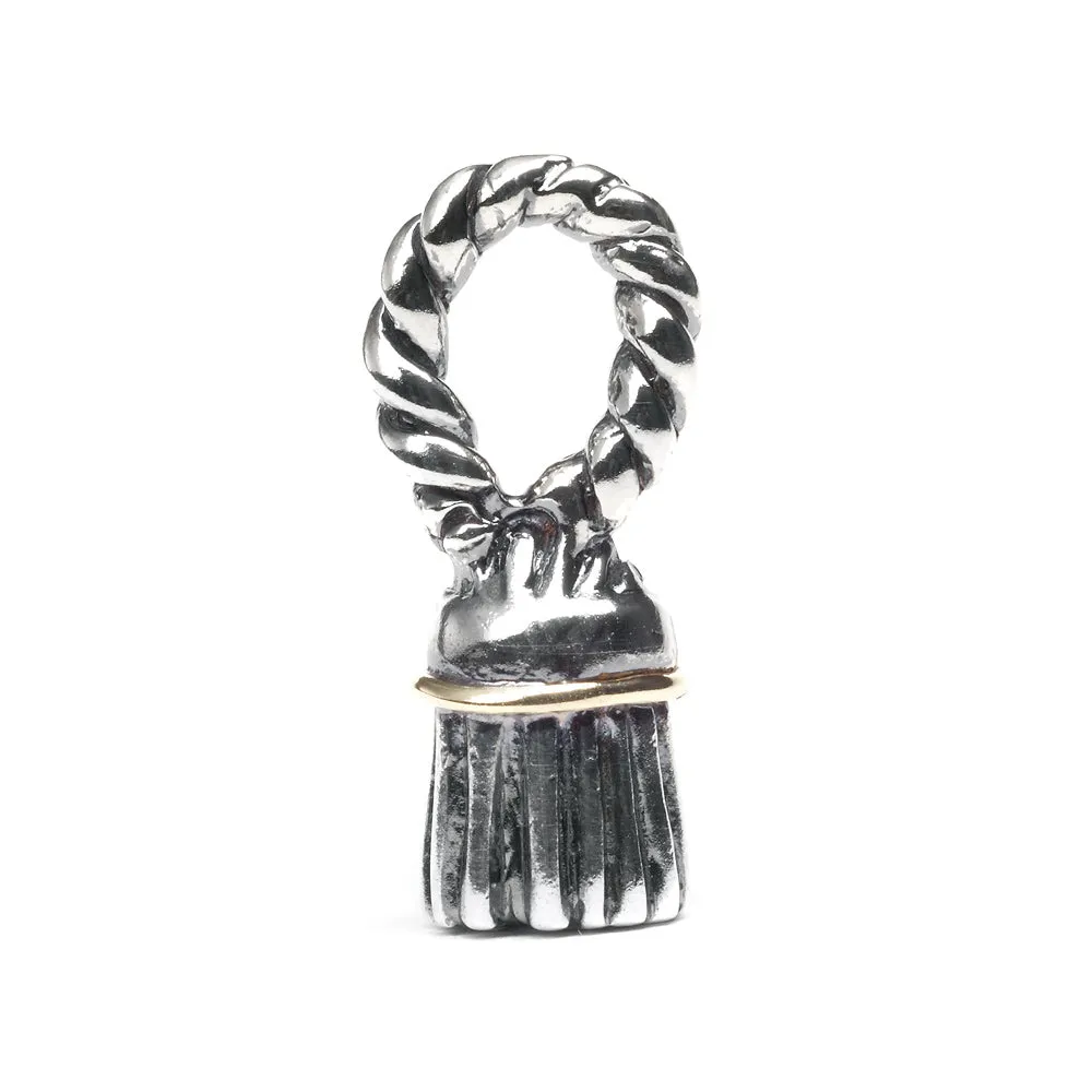 Tassel, Silver with 14K Gold