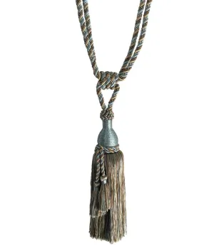 Tassel Tie Back Blue