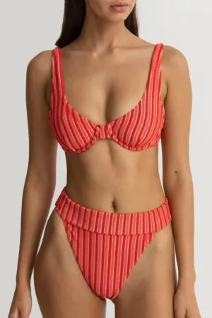 Terry Sands Stripe Underwire Top