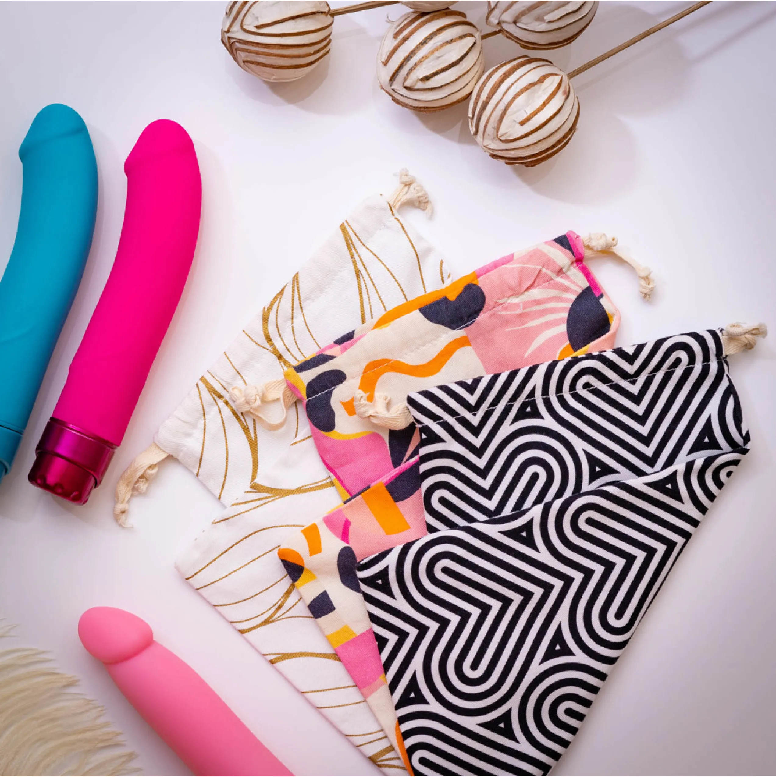 The Collection - Cotton Toy Bag - Burst