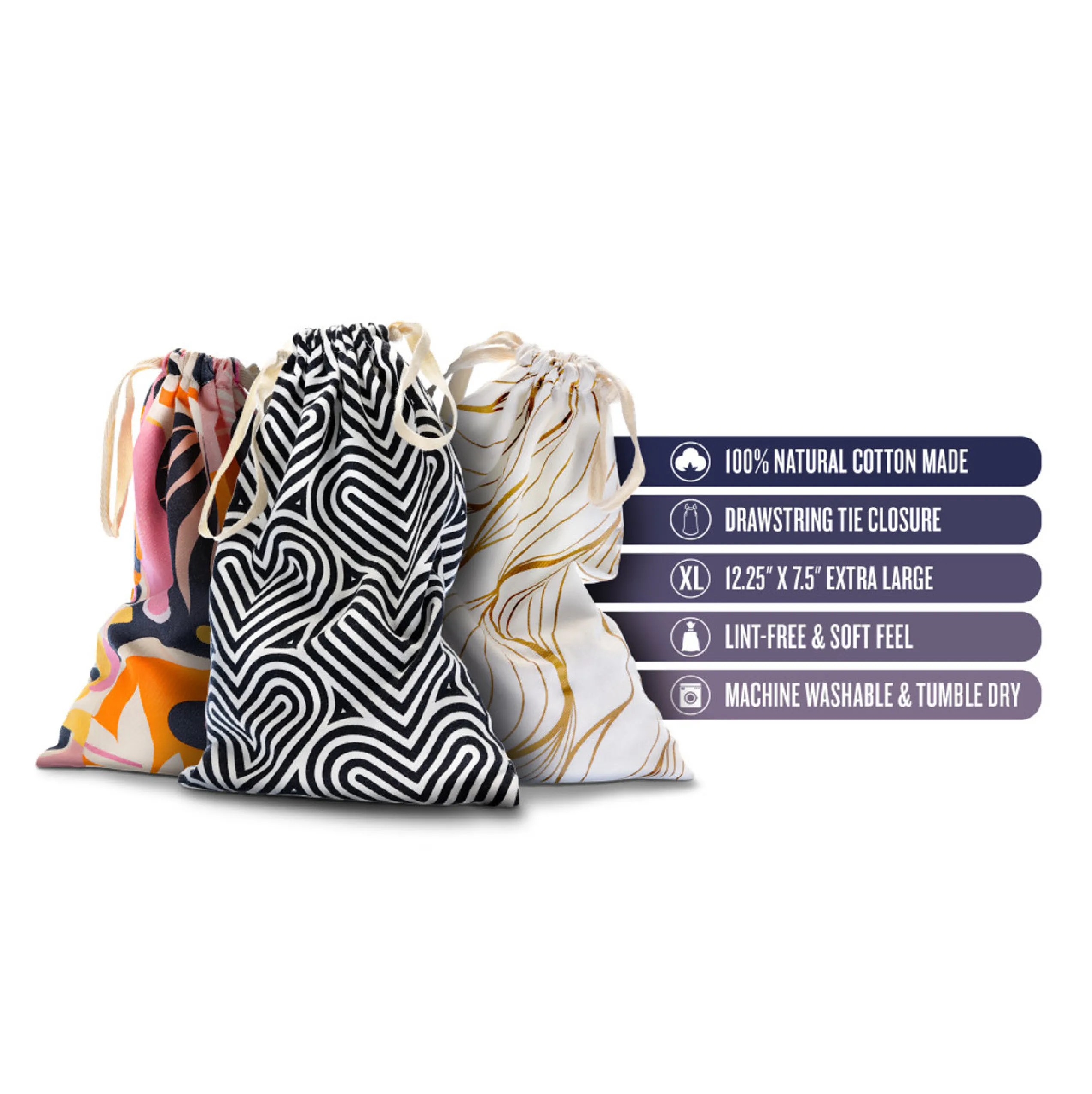 The Collection - Cotton Toy Bag - Burst
