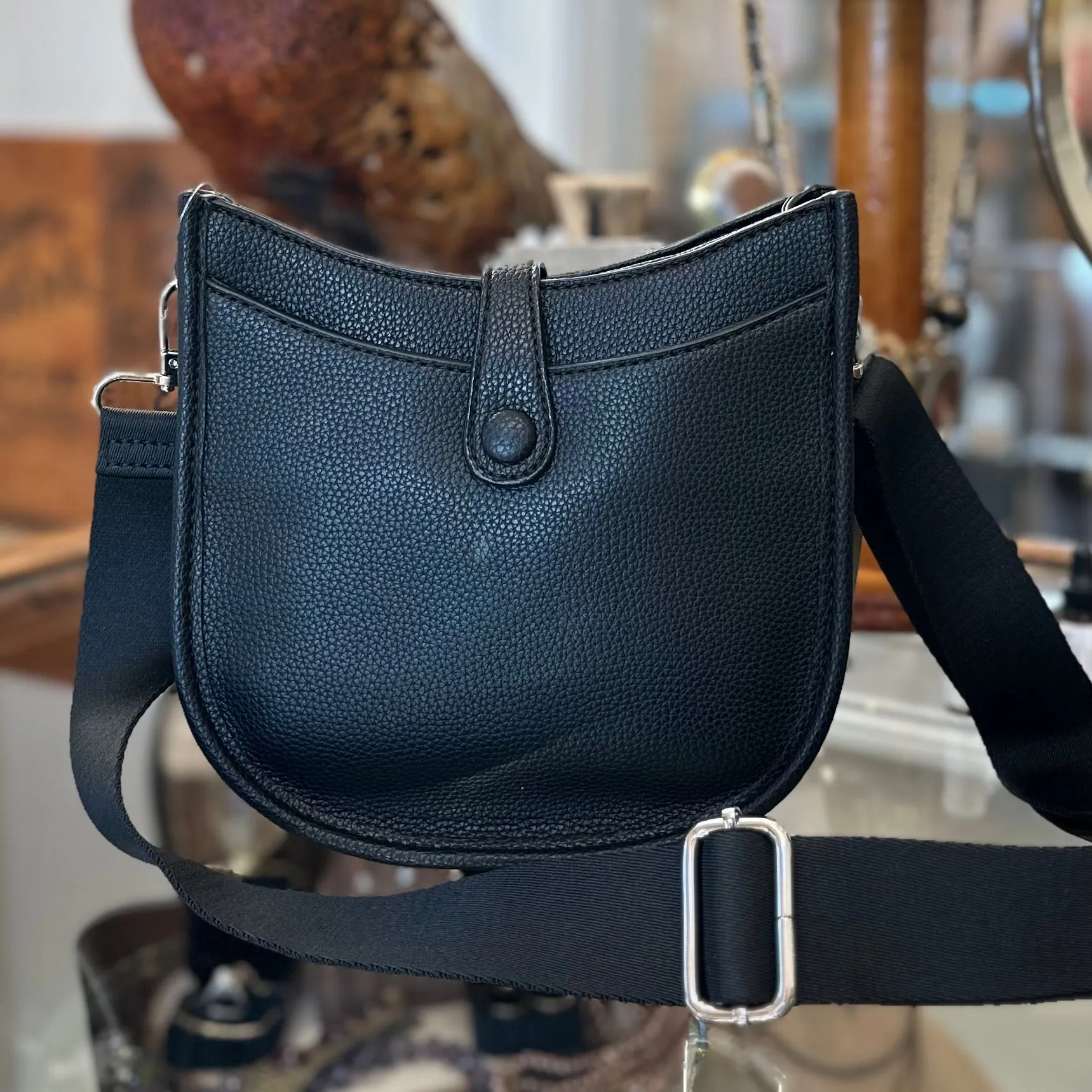 The RIVERDALE Black Chic Crossbody Bag