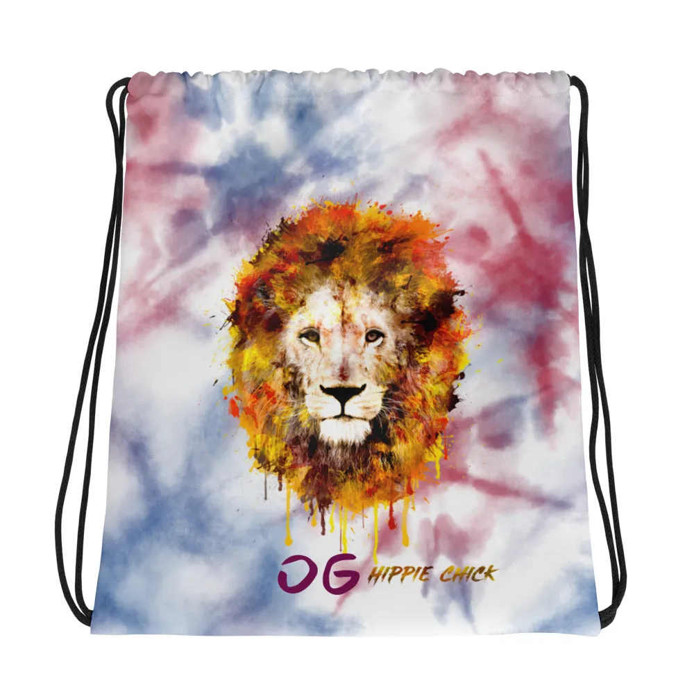 Tie Dye Drawstring Bag