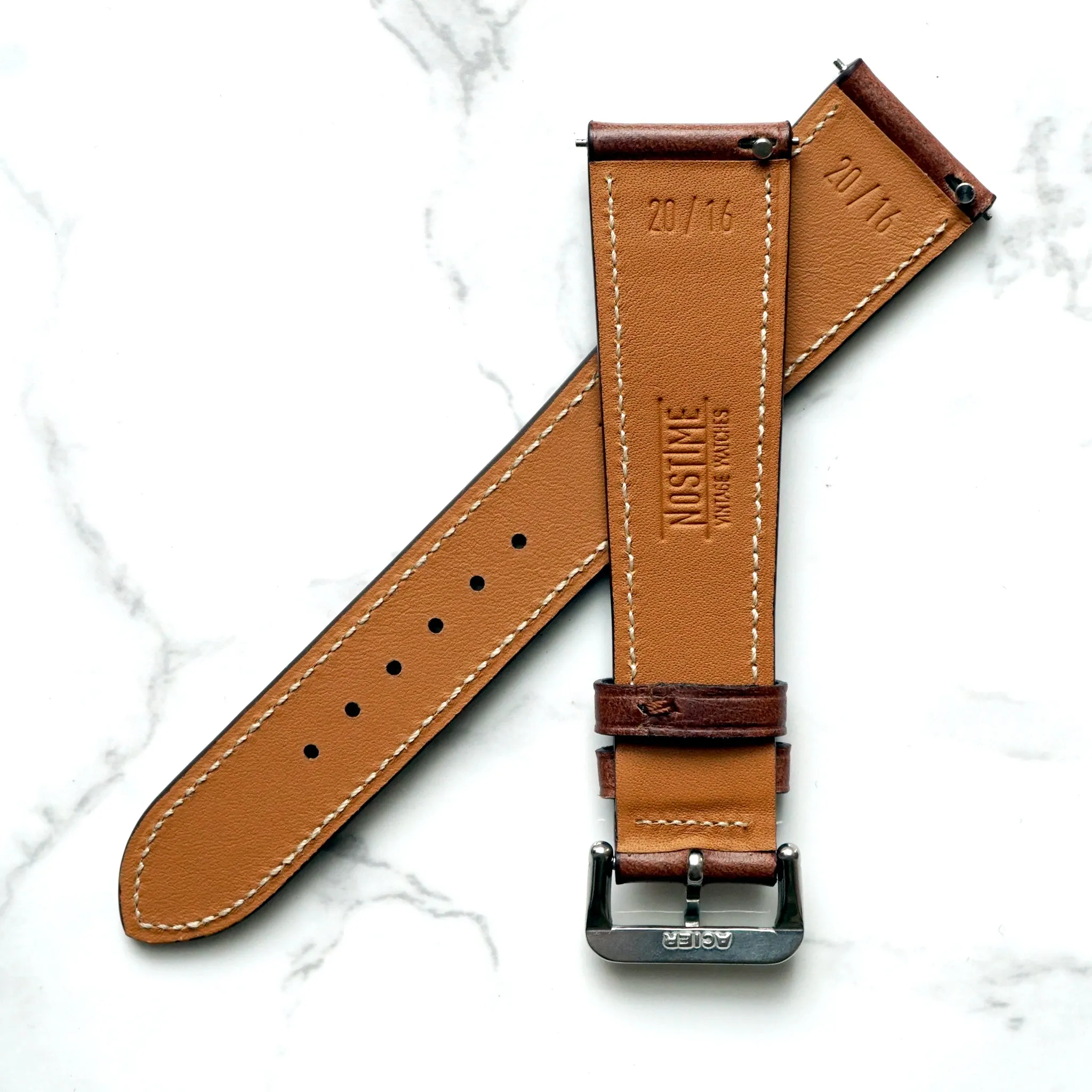 TIMBER BROWN CHROMEXCEL STANDARD STRAP