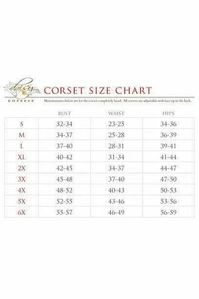 Top Drawer Faux Leather & Plum Brocade Steel Boned Under Bust Corset
