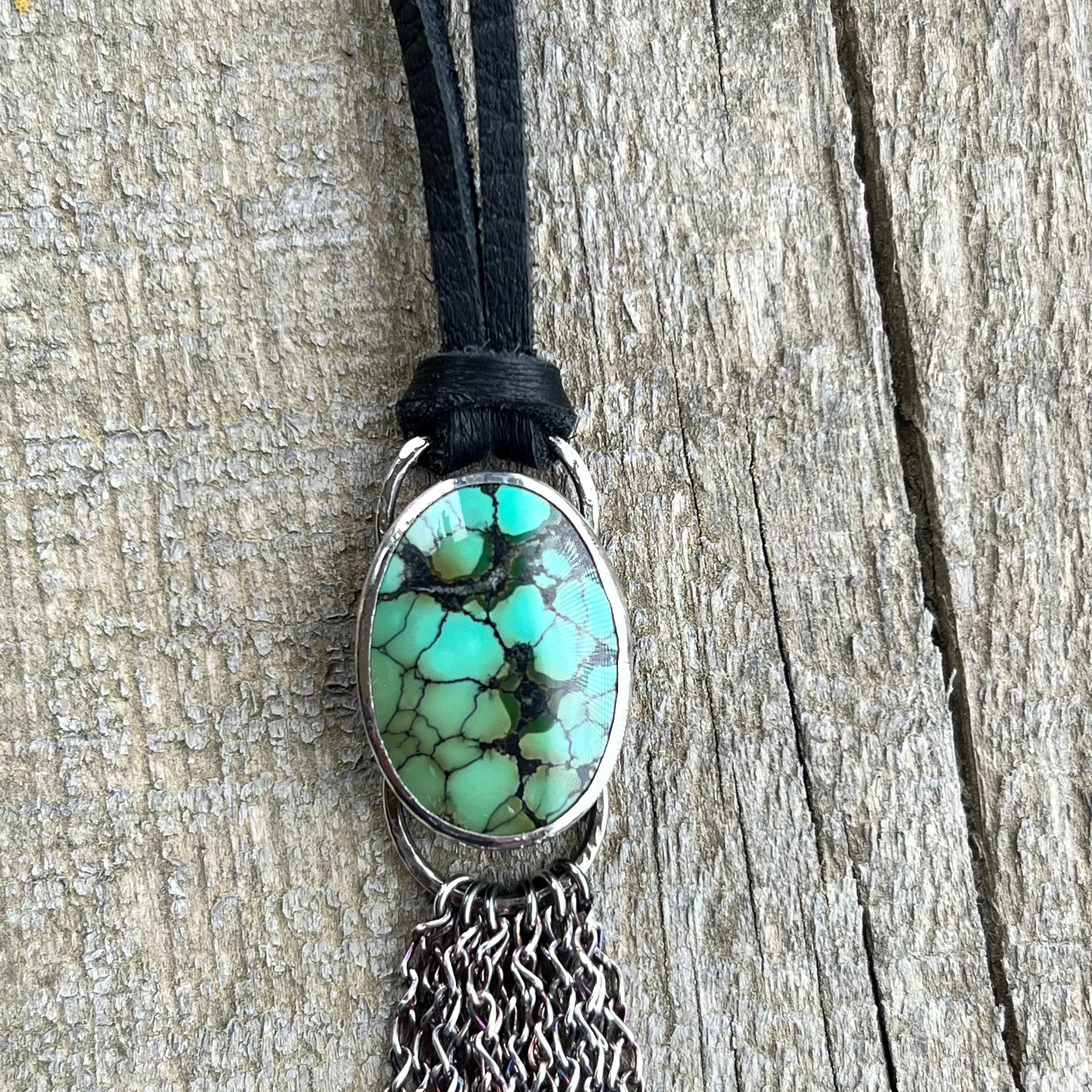 Treasure Mountain Chain Fringe Necklace