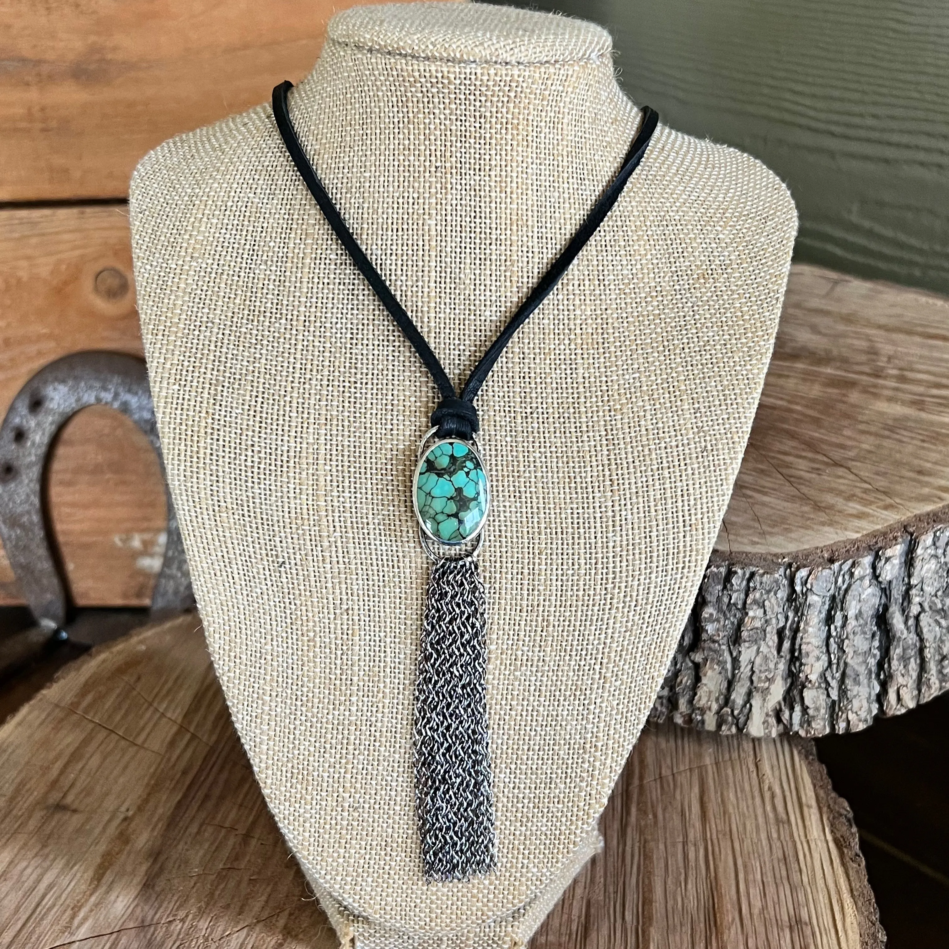 Treasure Mountain Chain Fringe Necklace