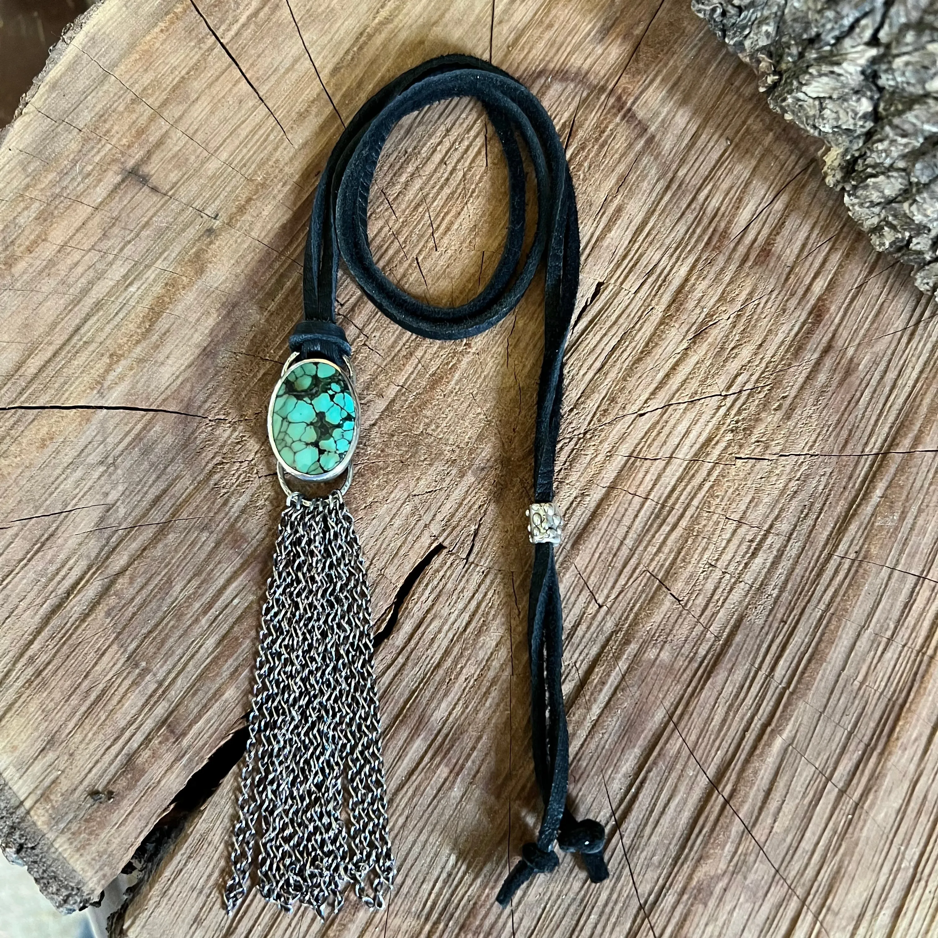 Treasure Mountain Chain Fringe Necklace
