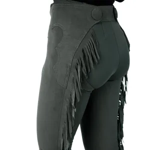 Ultrasuede Fringed Show Chaps