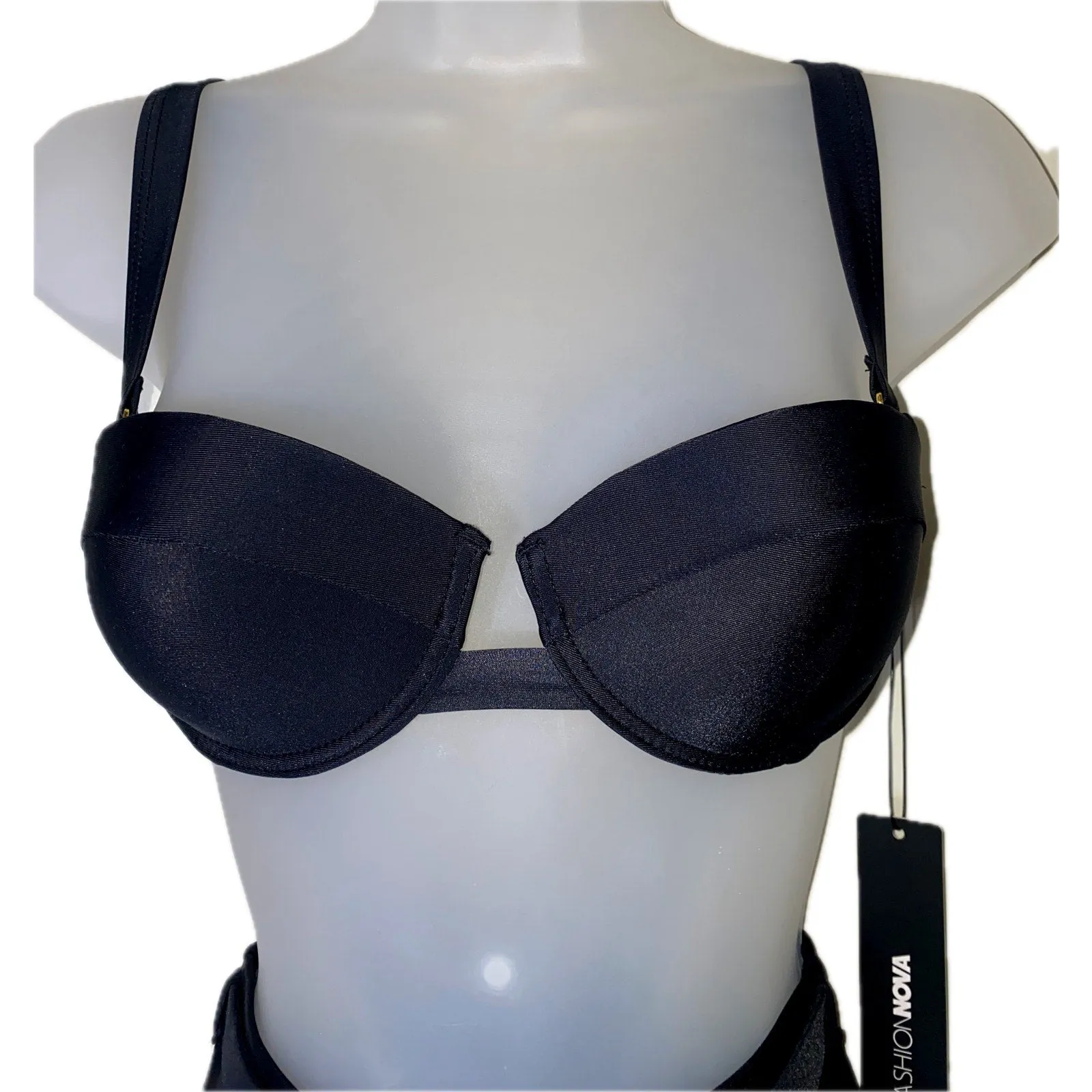 Underwire Black Chain Bikini