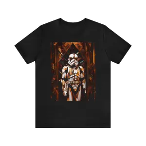 Unisex Jersey Short Sleeve Tee - Storm Trooper Art Deco Style By Frank Lloyd Wright