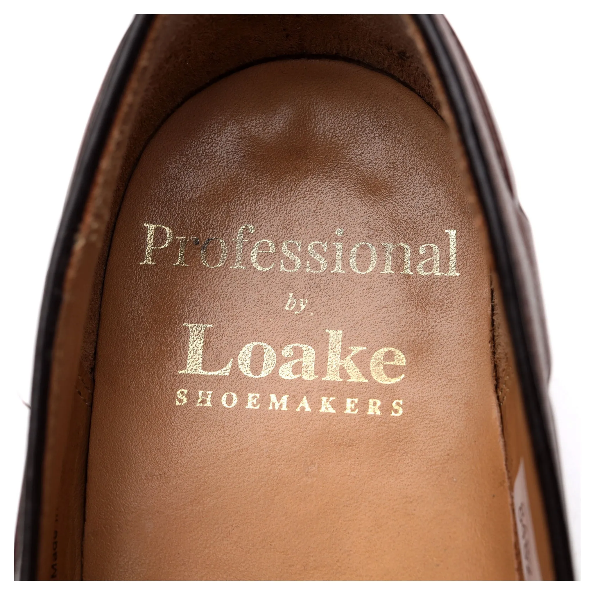 'Utah' Brown Leather Tassel Loafers UK 7 F