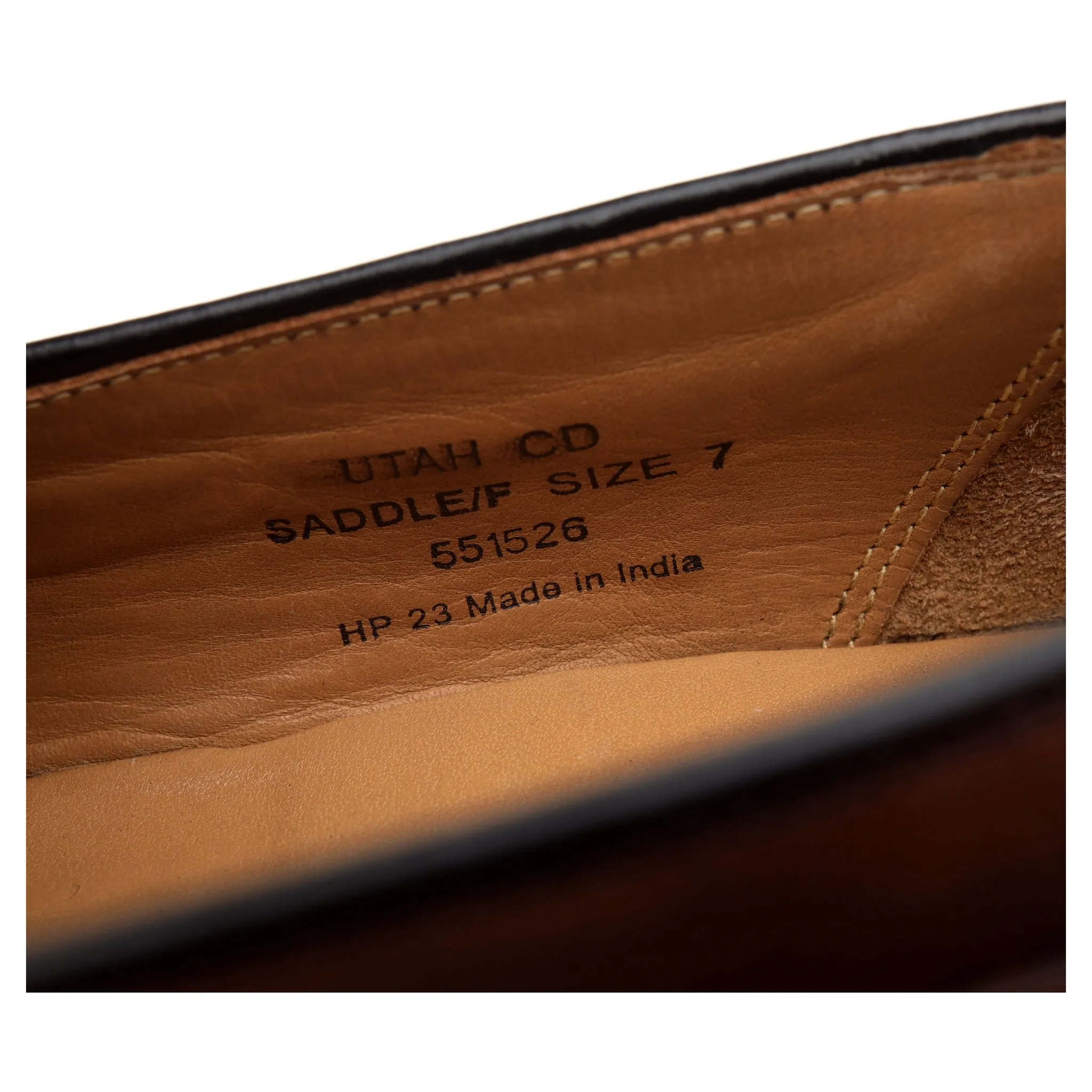 'Utah' Brown Leather Tassel Loafers UK 7 F