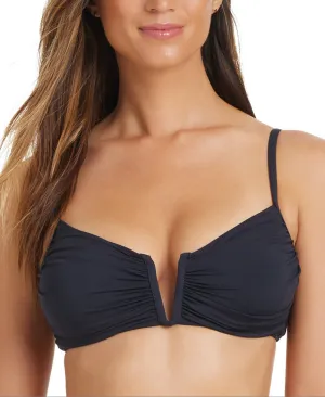 V Wire Over the Shoulder Swim Top
